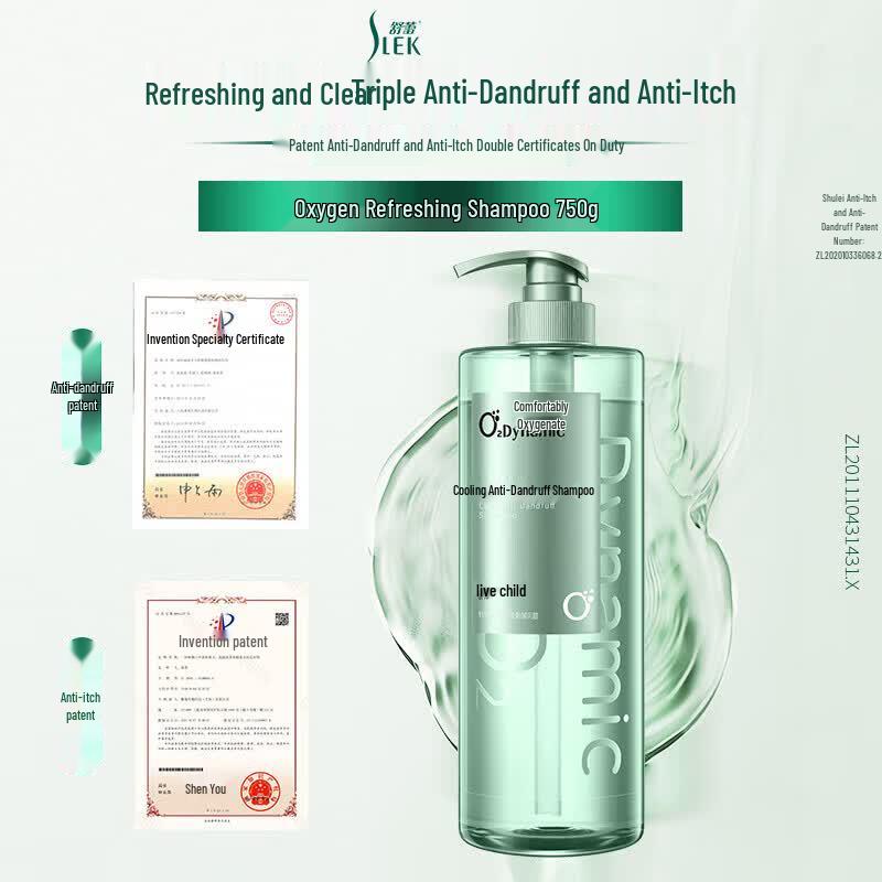 SLEK O2 Dynamic Anti-Dandruff Cool Shampoo