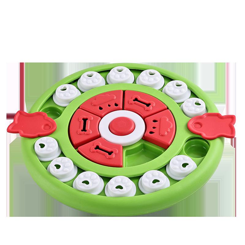 Cross-Border Pet Puzzle & Slow Feeder Bowl: Slow Eating Toy for Dogs & Cats, Snack Dispenser, Boredom Relief