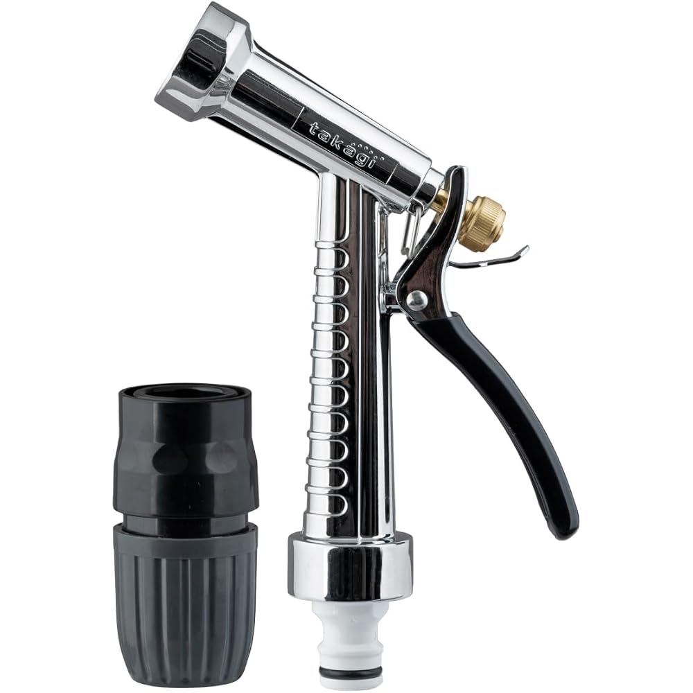 Takagi Sprinkler Nozzle Metal Gun III (BK) QG1140BK