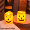 Cross-Border Halloween LED Candle Lights: Pumpkin Holder & Ghost Festival Décor
