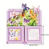 1pc 3D Pop-Up Birthday Greeting Card Family Friends Birthday Cards Floral and Butterfly Design for Any Recipient Party Supplies
