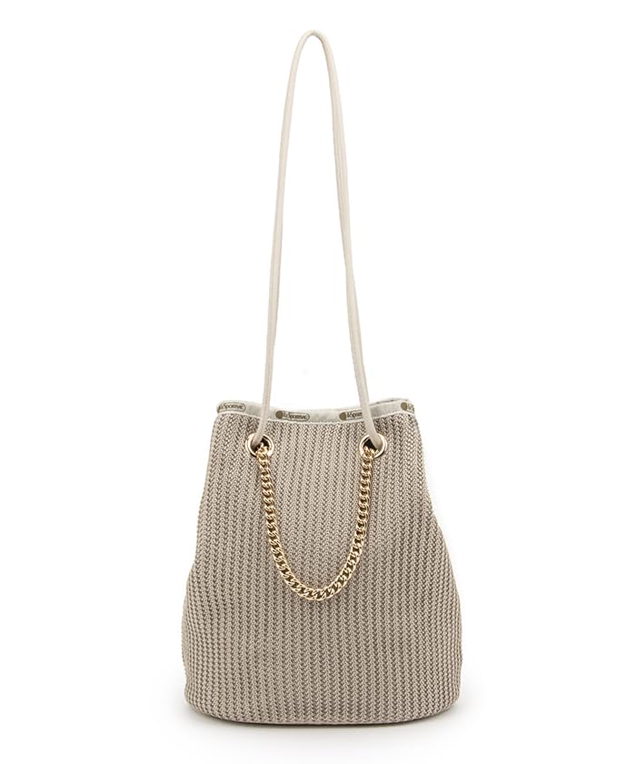 

Official Tote Bag CHAIN CROCHET MED Beige Crochet [LeSportsac] BUCKET/1363 Women s