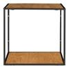 House Nordic Avery Wall Shelf 36x36x36 Cm Oak and Black 442764