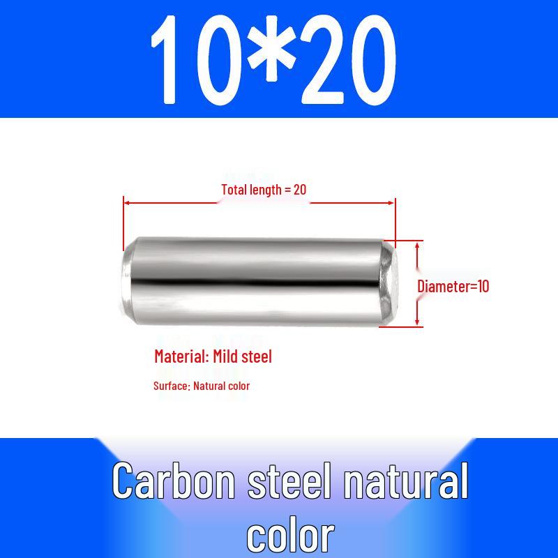 GB119 Iron Cylindrical Positioning Pin - Solid Pin Shaft M3M4M5M6M8M10M12