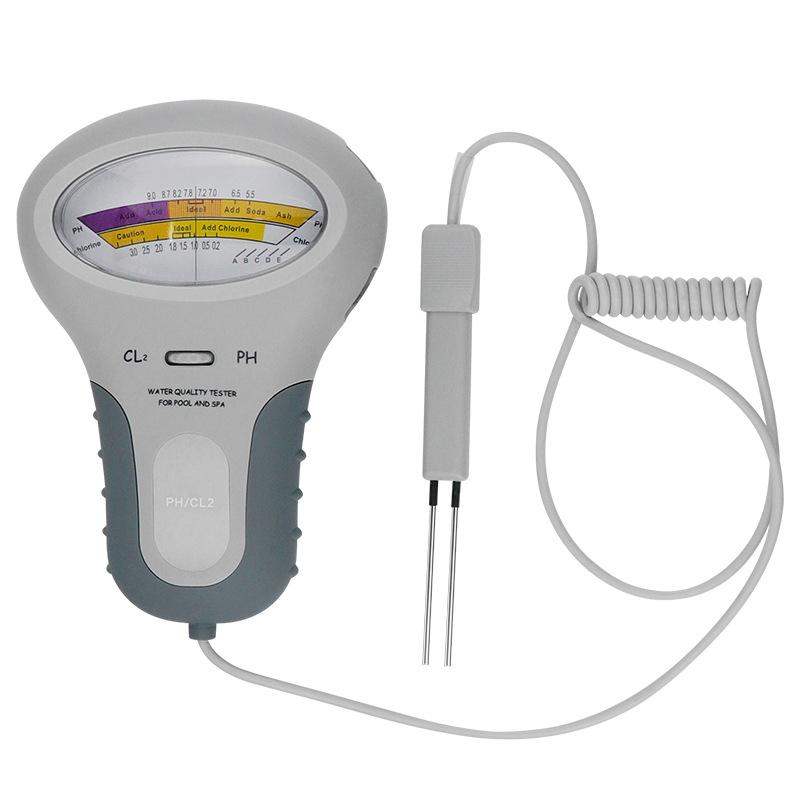 2 In 1 Ph Chlorine Meter Ph Cl2 Tester Swimming Pool Aquarium Water Quality Testing Tools Chlorine Measuring Device