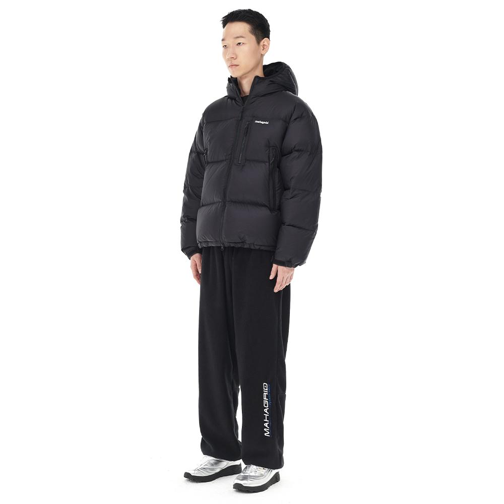 MAHAGRID Sports Logo Fleece Pant Black(Mg2Dfmpa02A)