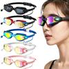 Adults Swim Goggles with Earplug Waterproof No Leakage Anti-Fog UV Protection Clear
