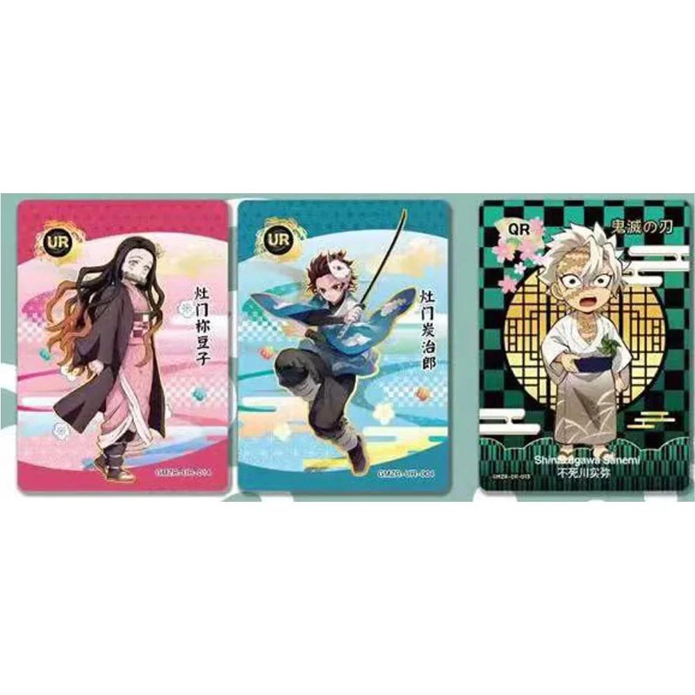 Nouvelle édition Boîte de boosters Cartes Demon Slayer Personnage de jeu Anime Rare Carte de la Collection Diamant Rare Et Cadeaux de fête de Noël