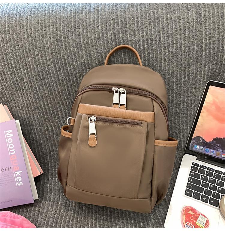 School Bag New Summer Travel Simple Fashion Versatile Backpack Lightweight Niche College Student School Bag Casual Backpack