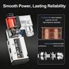5 Way 2 Position Pneumatic Air Control Solenoid Valves Block Replacement 4 Station Solenoid Valves Manifold Enduring