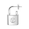Silver Lockit Earring Sterling Silver Per Unit Q16848
