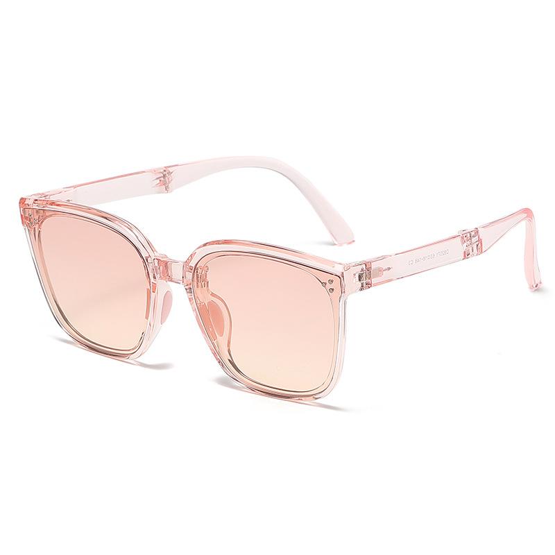 New Folding Small Frame Sunglasses Women's High-Grade Street Shooting Travel Sun Glasses Uv-Proof Sunglasses Men