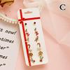 1 Set Christmas Series Earrings Women Gifts 8 Pairs Elk Christmas Tree Earring Set Earring Fashion Jewerly Accessories for Women
