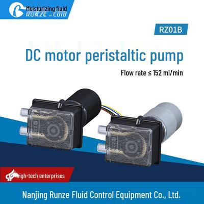 RZ01B Moisturizing Fluid Peristaltic Pump, 24V, ≤152ml/min, Self-Priming, Small 12V Lab Motor