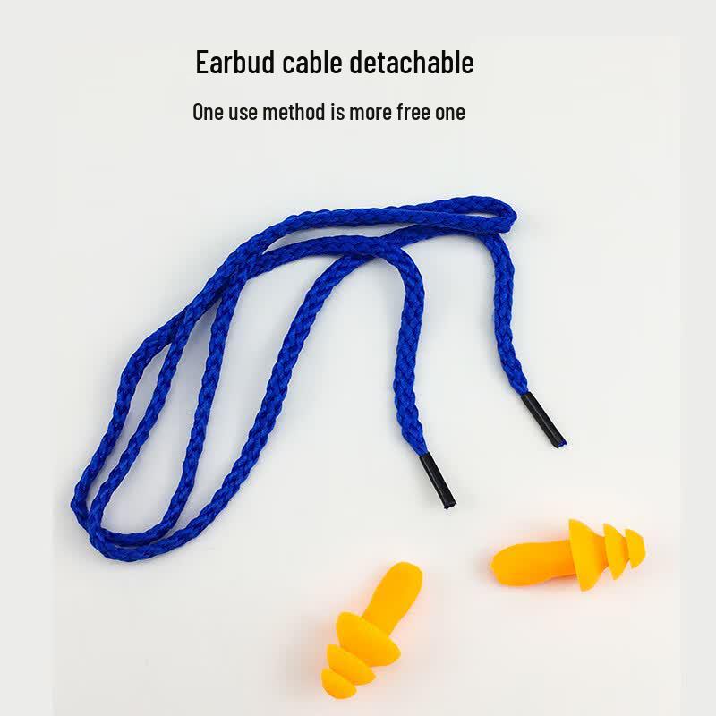 CNMF 897 Industrial Noise-Cancelling Silicone Earplugs with Cord