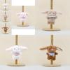 Cute Plush Bunny Pendant Keyring Fluffy Stuffed Animal Decorative Doll For Bags