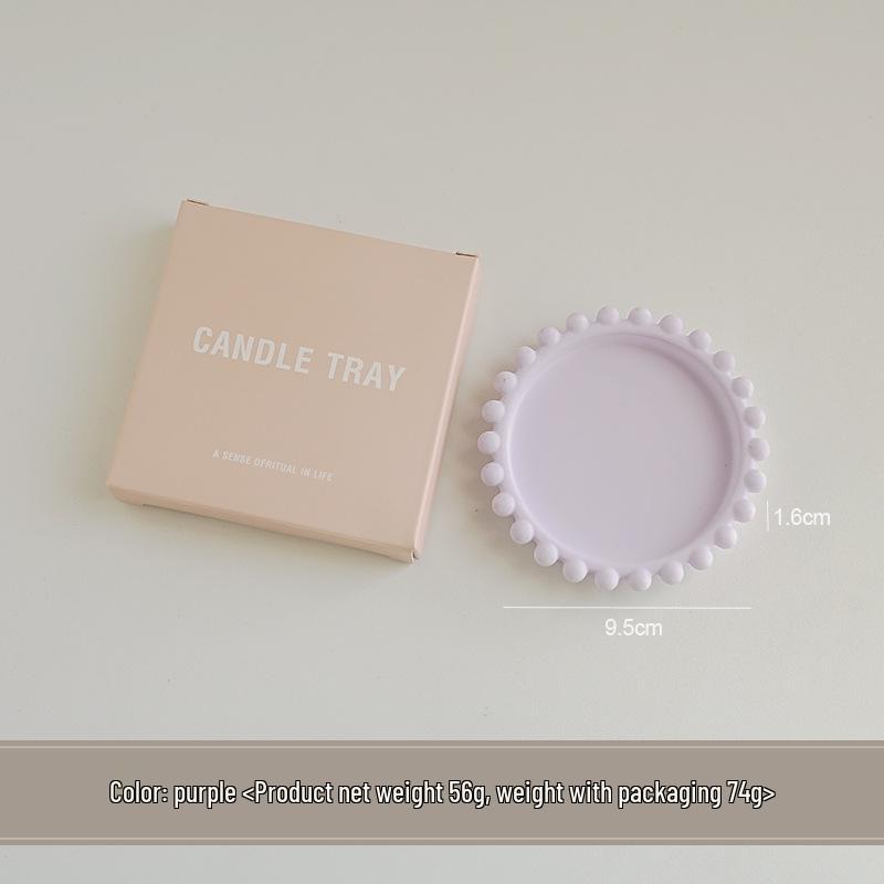 

Креативный подсвечник из гипса ручной работы: Ароматерапевтический поднос и подставка для свечей