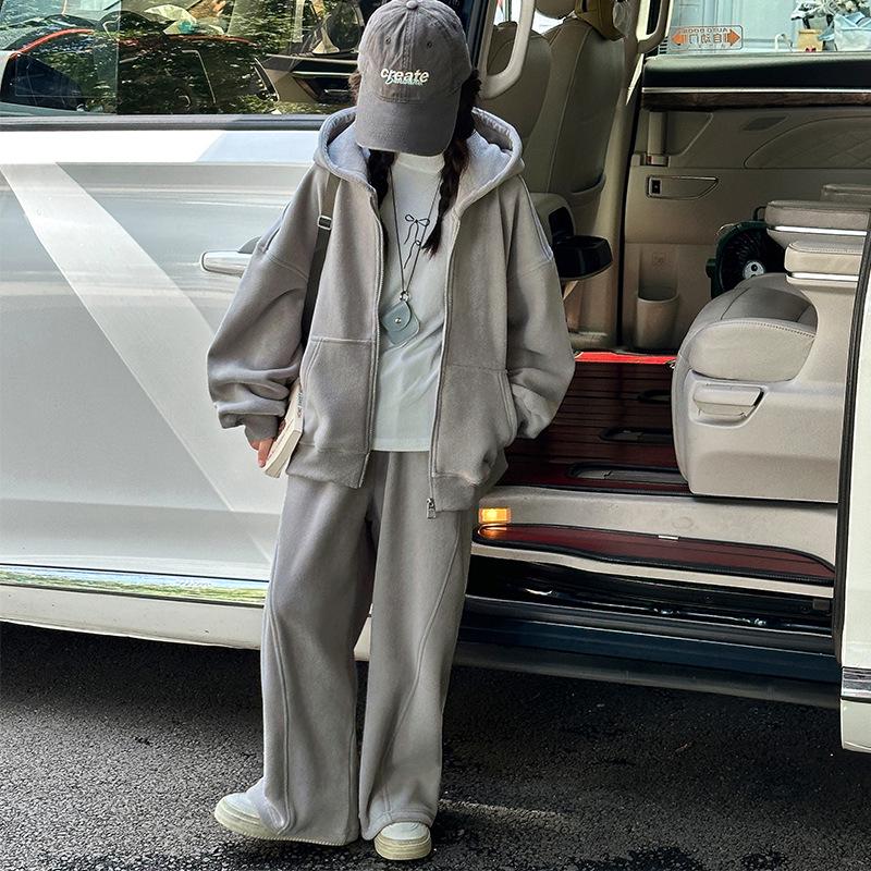 Girls' Winter 2025 Fleece Hoodie & Sweatpants Set