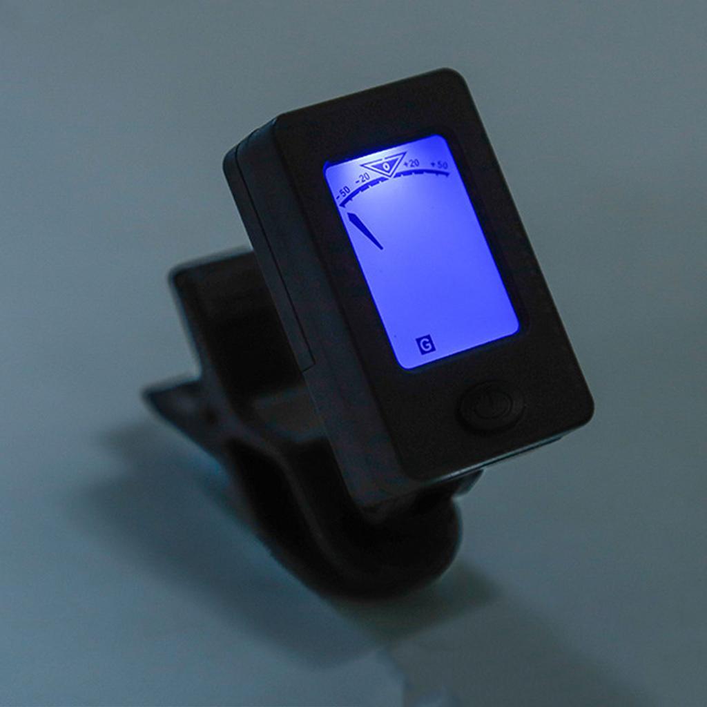 Guitar Tuner Clip On Portable Accurate Acoustic Guitar Ukulele Bass Violin Tuning Tool