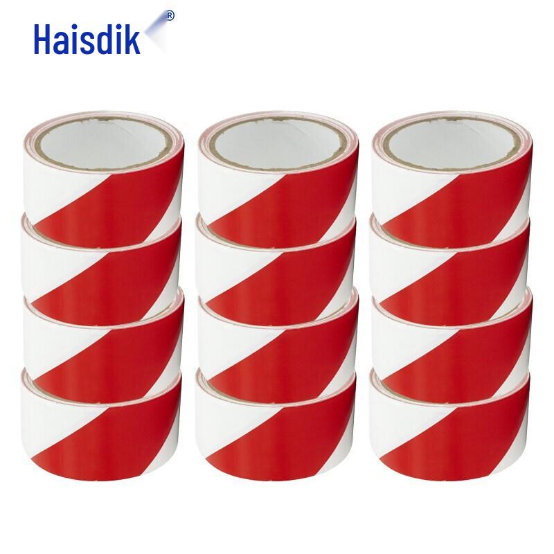 Haisidike HKL-261 PVC Warning Floor Marking Tape 4.8cm x 16yd