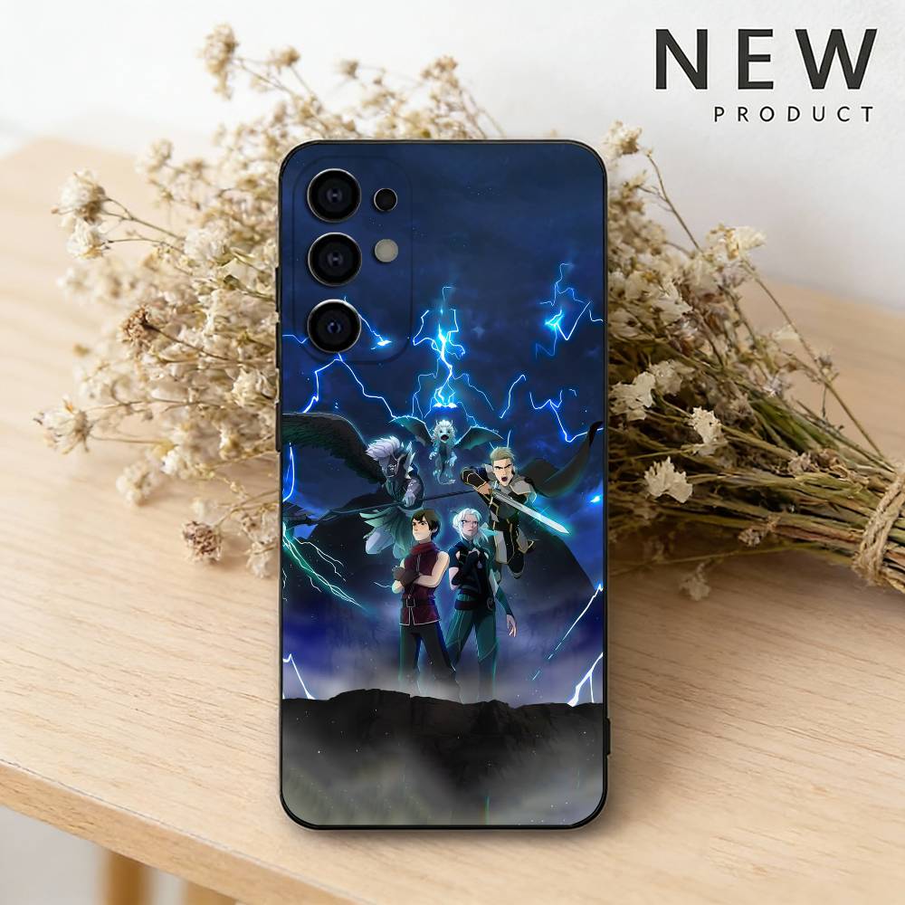 

Cartoon The D-dragon P-Prince Phone Case For Samsung S26,25,24,23,22,21,20,30,Ultra,Plus,Fe,Lite Black Shell Samsung S30plus5G