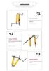 Steel Wire Thread Insert Repair Tool, M2-M16, Installation Wrench