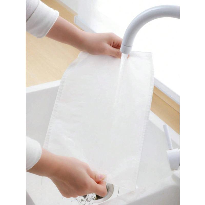 Fabric Strainer Mesh Bag, Modern White Multifunction Mesh Filter Bag For Kitchen,Kitchen Strainer Set With Fine Mesh