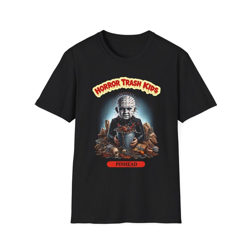 Horror Trash Pinhead Unisex T-Shirt| Horror Movie Tee Graphic Tee S