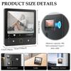 Acrylic Music Fridge Magnet Custom Music Album Fridge Sticker Compact Personalized Plaque Magnet Player With Built In Music