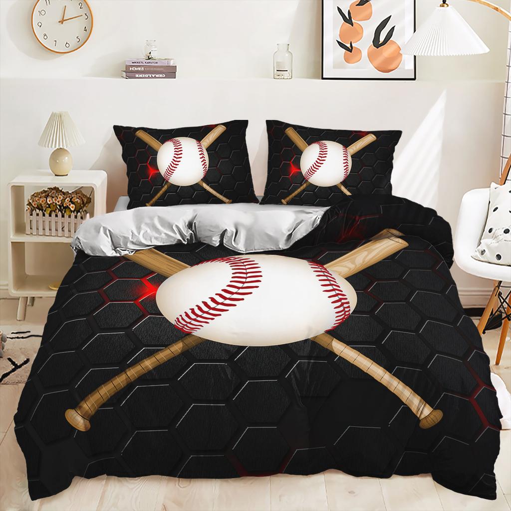 Three-Piece World Cup Football Decorative Quilt Cover Bedding Digital Printing Kit