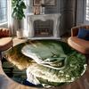 1pc Pennywise1 Print Round Carpet Chair Round Carpet Suitable for Bedroom Living Room Home Decorative Carpet
