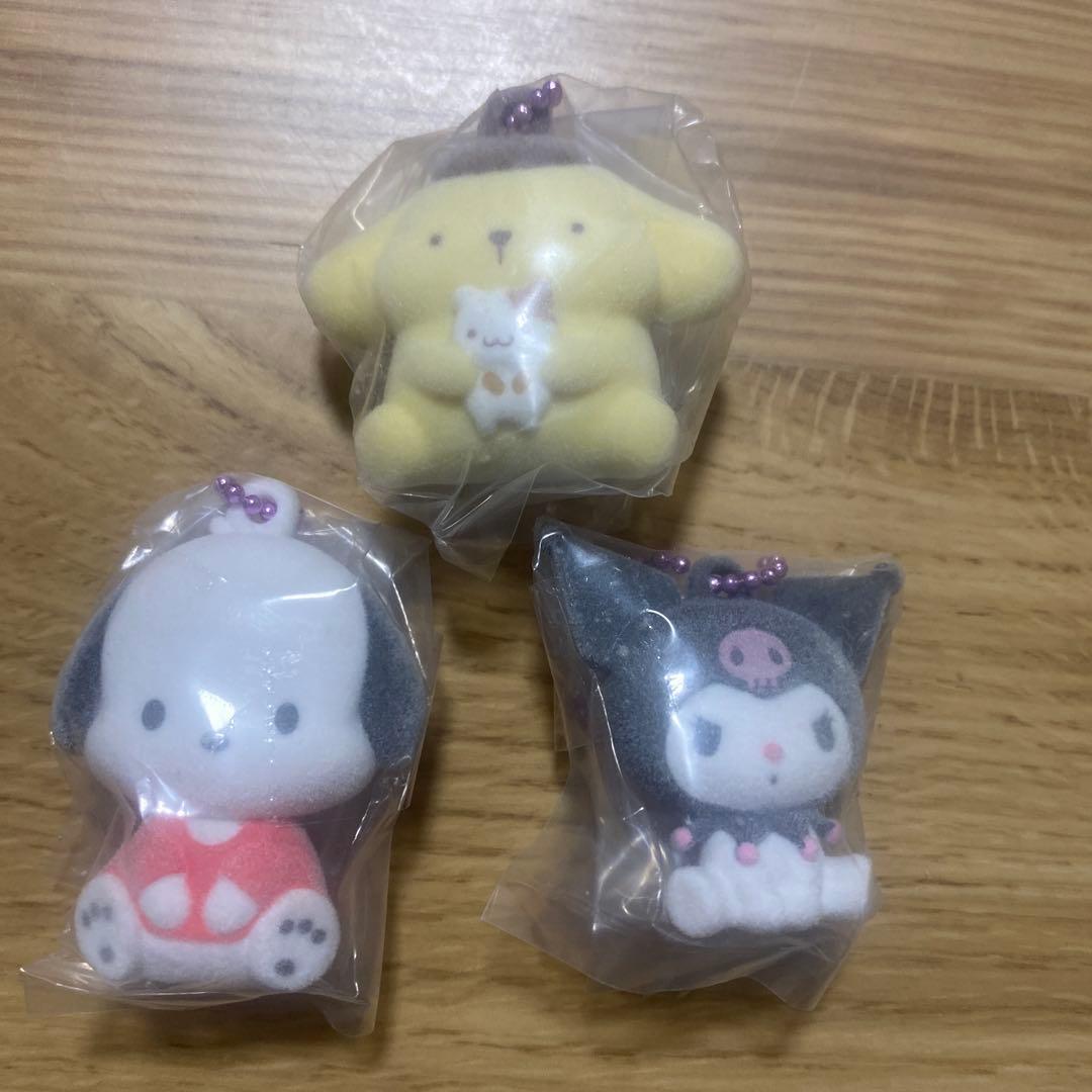 Sanrio Fluffy Flocky Mascot Pompompurin Pochacco Kuromi