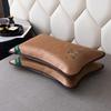 Natural Buckwheat Hull Pillow Cooling Rectangular Shape 35x55cm Adjustable Height 5.1-10cm Adult Use