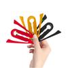 4Pcs Silicone Car Door Lock Sound Deadener Buffer Soundproofing Shock Absorption Door Lock Cover Sound Reduction Seal