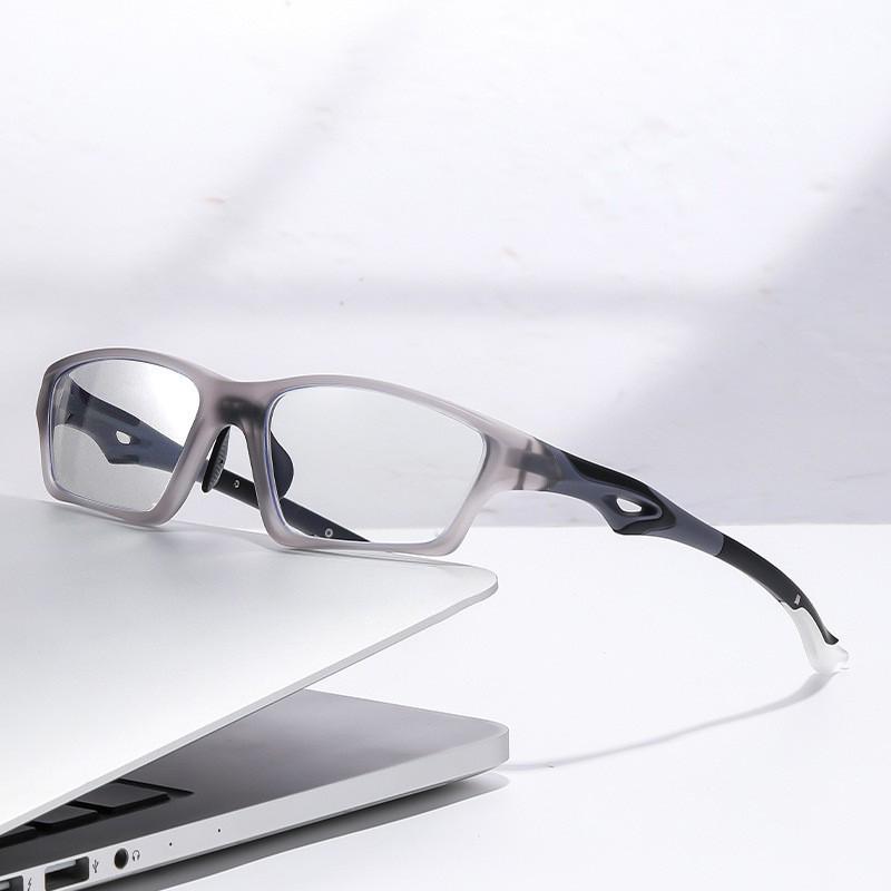 Anti-Slip Sports Multifocal Photochromic Reading Glasses with Trendy Anti-Blue Light Lenses