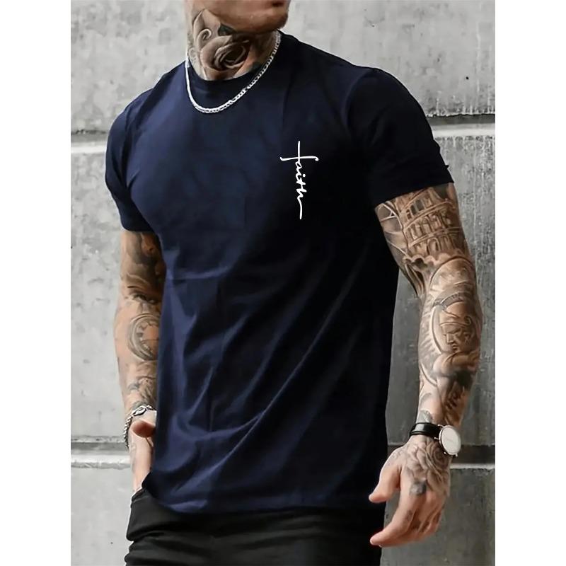 Casual Simple Top Fashionable Versatile Short Sleeve Comfortable T-Shirts Men’s