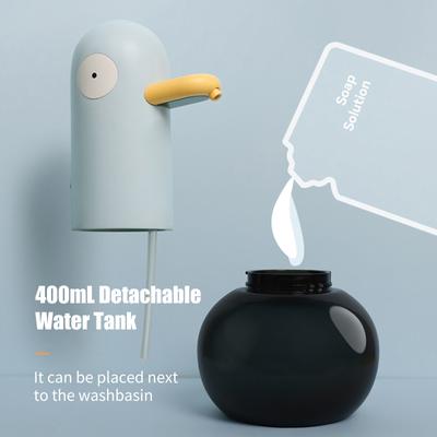 400ml Ördek Şeklinde Otomatik Köpük Sabunluk Temassız Köpüren Sabunluk USB Şarj Edilebilir