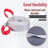 National Standard White Double Eye Lifting Sling, Hoist Crane Sling, 5/3/2 Ton Tow Strap