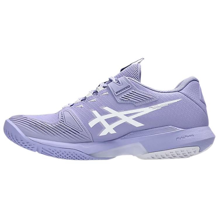 

ASICS SOLUTION SPEED FF 4 Synthetic Leather Tennis Shoes Women s Blue Bell Floral/White 1042A307-500 38