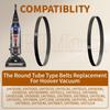 562289001 Vacuum Belt MS 12.8X457 Belt for Hoover Vacuum Belt Replacement (2 Pcs) - Fits Hoover Windtunnel T Series Vacuum Cleaner Models UH30310