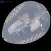 1/2/5PCS Clear Egg Shaped Empty Makeup Sponge Storage Box Portable Plastic Cosmetic Puff Organizer Rack Blender Holder Stand