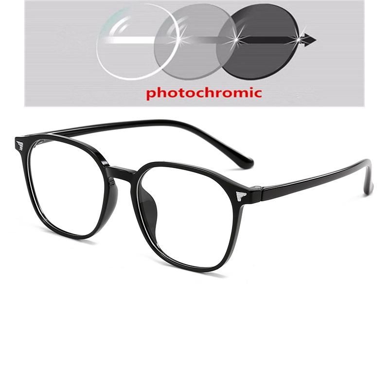 0 -0.5 -0.75 To -6.0 Polygon Nearsighted Glasses For Women  Blue Light Blocking Student Shortsighted Prescription Eyeglasses