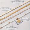 4 Pcs Personality Anklet Inlaid Shiny Rhinestones Four Layers Ankle Bracelet Summer Beach Style Foot Jewelry
