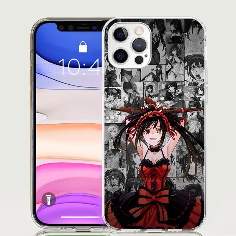 Date A Live Tokisaki Kurumi Phone Case For iPhone 17 Air 16 15 Plus 11 14 Pro Max 13 Mini 12 7 8 + SE Pattern Art Customized Cov