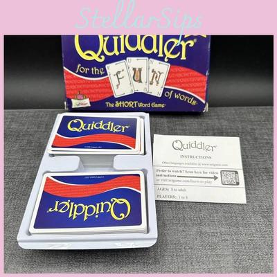Spielebrett Quiddler Karten Spiele Familie Party Unterhaltung Solitär Erwachsener
