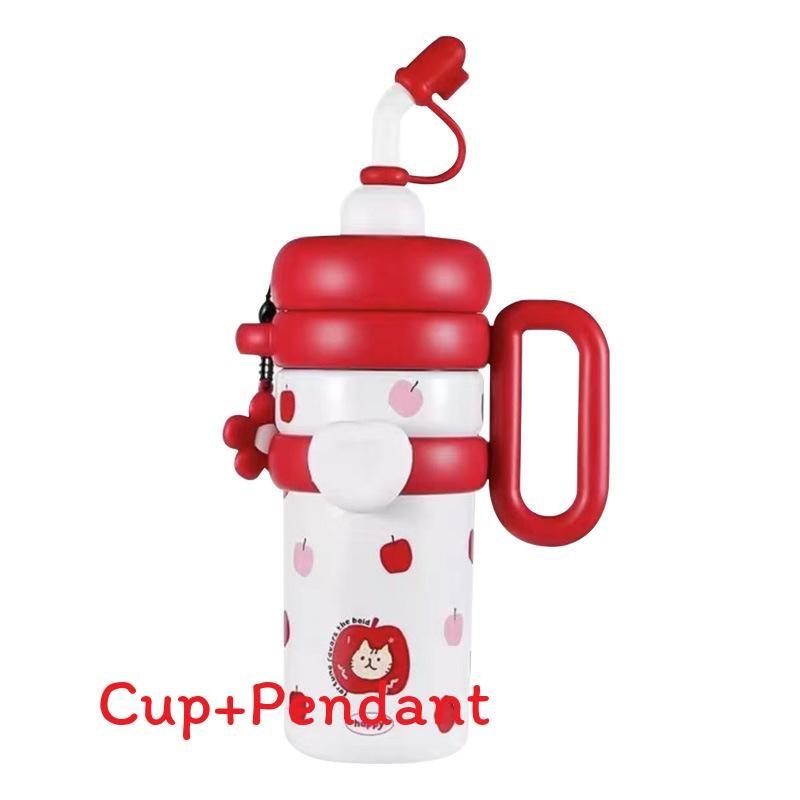 Portable Insulated Sports Bottle With Handle And Thickened Body For Kids And Adults