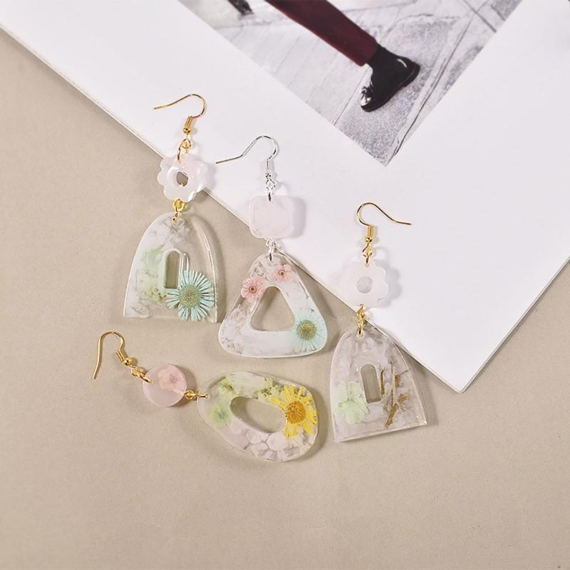Mehrzweck-Ohrringe, Harzformen, Anhänger, Ohrtropfen, Silikonformen für selbstgemachte Epoxidharz-Ornamente, Freunde, Liebhaber, Geschenke