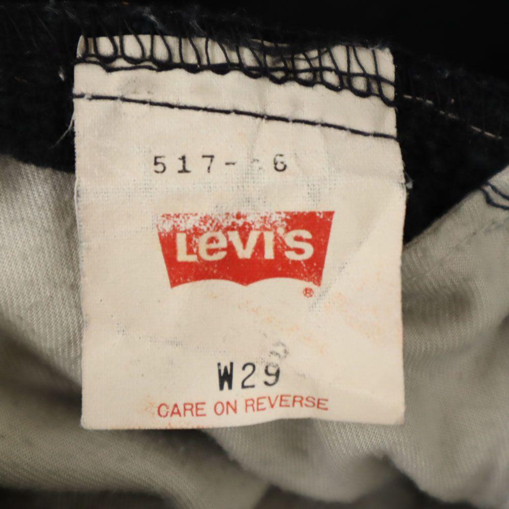 Levi's 90s Made In Japan 517 Corduroy Pants W29 Black Men's Used