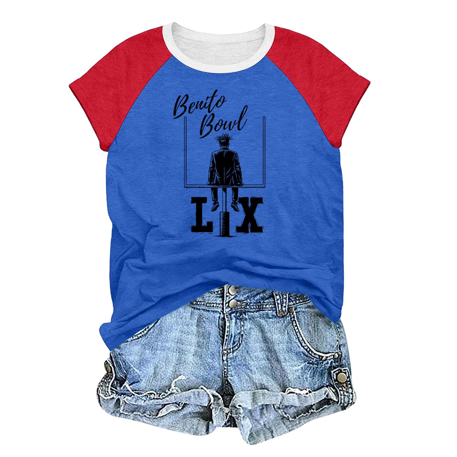 Unisex casual and fashionable short sleeved printed T-shirt top XL