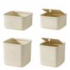 Creative Desktop Garbage Bin Large Capacity Makeup Storage Box Bathroom Organizer  Office